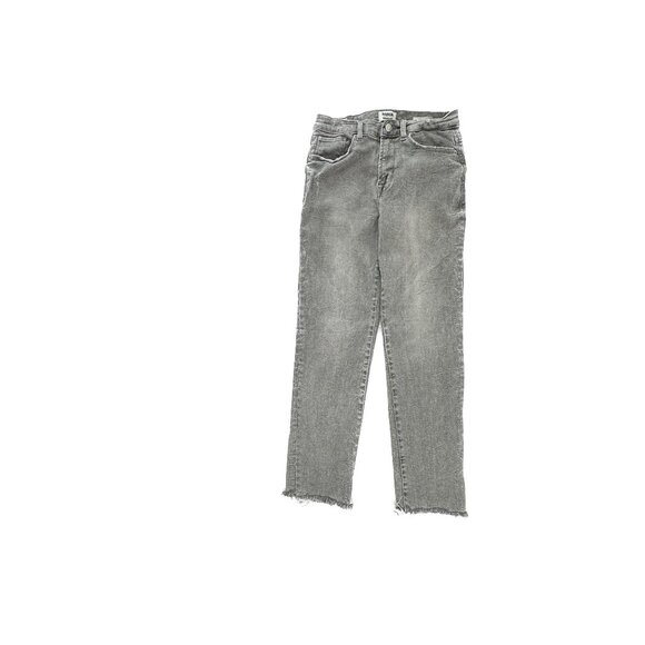Kensie The Slim Distressed Raw Hem Women's size 4 Gray Denim Jeans - Picture 1 of 5